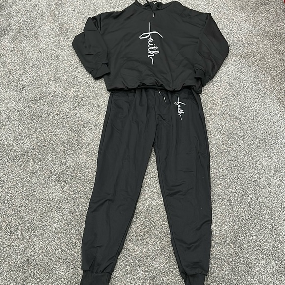Pants - NWOT Faith hoodie and pants set. Size XXL Refer to measurements